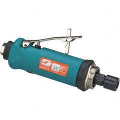Dynabrade - 1/4 Inch Collet, 0.7 hp, 20,000 RPM Compact Router Motor - 1/4 NPT Inlet, 90 psi Air Pressure, 38 CFM - Exact Tooling