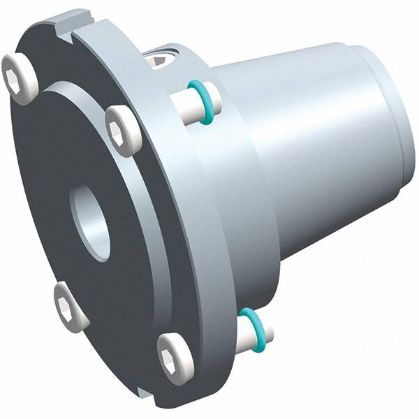 Exsys-Eppinger - PRECI-FLEX Straight Shank with Weldon Flat 3/4" Hole End Mill Holder/Adapter - 3/4" Nose Diam, 14mm Projection, Through Coolant - Exact Tooling
