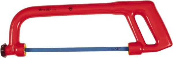 Wiha - 12" Hacksaw - 3-13/32" Throat Depth, Insulated Handle - Exact Tooling