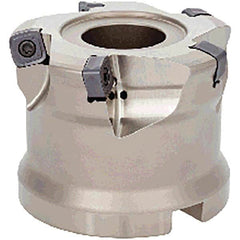 Tungaloy - 2-1/2" Cut Diam, 3/4" Arbor Hole, Indexable High-Feed Face Mill - Exact Tooling