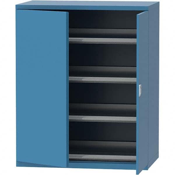 LISTA - 159 Compartment Bright Blue Steel Modular Storage Cabinet - Exact Tooling