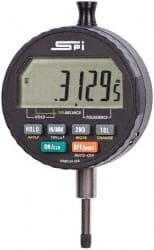 SPI - 0 to 4" Range, 0.001" Graduation, Electronic Drop Indicator - Lug Back, Accurate to 0.001" - Exact Tooling