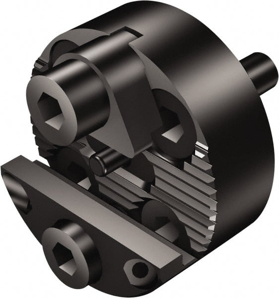 Sandvik Coromant - 32 System Size, Modular Tool Holding System Adapter - 19.5mm Projection, 32mm Body Diam, 28mm OAL, Through Coolant - Exact Tooling