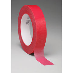 3M - Electrical Tape; Width (Inch): 1 ; Length Range: 72 yd. and Larger ; Color: Red ; Material Type: Polyester ; Length (yd): 72.00 - Exact Tooling