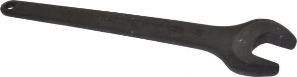 Facom - 30mm Standard Service Open End Wrench - 10-1/4" OAL, Single End, Black Finish, 15° Head Angle - Exact Tooling