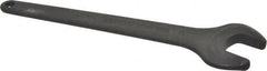 Facom - 32mm Standard Service Open End Wrench - 11-7/32" OAL, Single End, Black Finish, 15° Head Angle - Exact Tooling