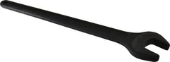 Facom - 34mm Standard Service Open End Wrench - 12-5/32" OAL, Single End, Black Finish, 15° Head Angle - Exact Tooling