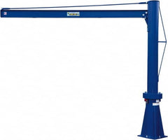 Vestil - 1,000 Lb Load Capacity, Steel Jib Crane - 10' Span - Exact Tooling