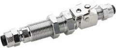 Parker - 3/8" OD, Single End Shutoff Coup - 150 Max Working psi, 0 to 150°F, - Exact Tooling