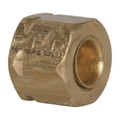 Parker - 1/4" OD, Brass Plug - 1,400 Max Working psi, -65 to 250°F, - Exact Tooling