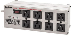 Tripp-Lite - 8 Outlets, 120 VAC15 Amps, 25' Cord, Power Outlet Strip - Floor, Keyhole Mount, 5-15 NEMA Configuration, 3-1/2" Strip - Exact Tooling