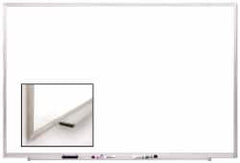 Ghent - 24" High x 36" Wide Acrylic/Enamel Magnetic Marker Board - Aluminum Frame, 1.88" Deep - Exact Tooling