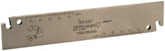 Iscar - 1.378" Blade Height, 0.157" Blade Width, 7.087" OAL, Neutral Cut, Single End Indexable Cut-Off Blade - TGSU Blade, Tang-GripIQ Series - Exact Tooling