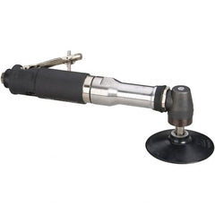 Dynabrade - 4" Max Disc, 12,000 RPM, Pneumatic Handheld Disc Sander - 40 CFM, 1/4 NPT Inlet, 0.7 hp, 90 psi - Exact Tooling