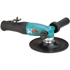 Dynabrade - 7" Max Disc, 8,500 RPM, Pneumatic Handheld Disc Sander - 40 CFM, 3/8" Inlet, 1.3 hp, 90 psi - Exact Tooling