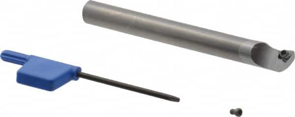 Iscar - 8.8mm Min Bore Diam, 75.7mm OAL, 8mm Shank Diam, MG-SWUC Indexable Boring Bar - WCGT 0201.. Insert - Exact Tooling
