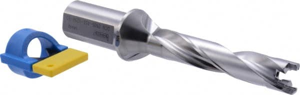 Iscar - 29/32" to 0.941" Diam, 5xD, 4.53" Max Depth, 1-1/4" Shank Diam, 8.32" OAL, Replaceable-Tip Drill - FCP, ICK, ICK-2M, ICM, ICP, iCP-2M Insert, 63105779 Toolholder, Series SumoCham - Exact Tooling