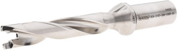 Iscar - 0.787" to 0.823" Diam, 5xD, 3.94" Max Depth, 1" Shank Diam, 7.38" OAL, Replaceable-Tip Drill - FCP, ICK, ICK-2M, ICM, ICP, iCP-2M Insert, 63105787 Toolholder, Series SumoCham - Exact Tooling