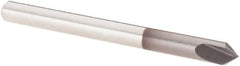 Value Collection - 1/8" Shank Diam, 2-1/2" OAL, 1/8" Cut Diam, Engraving Cutter - 0.058" LOC, Uncoated - Exact Tooling