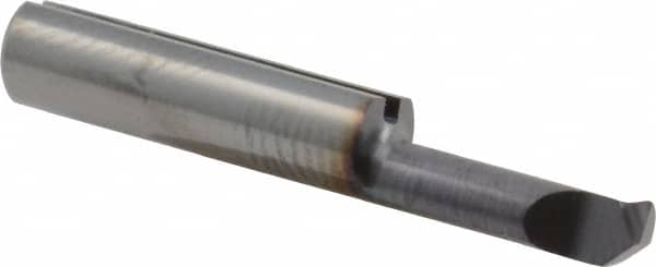 Iscar - 0.11" Min Bore Diam, 0.354" Max Bore Depth, 4mm Shank Diam, Boring Bar - 0.004" Corner Radius, Right Hand Cut, Solid Carbide, TiAlN/TiN Finish - Exact Tooling
