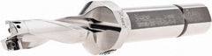 Iscar - 1.69" Max Drill Depth, 3xD, 9/16" Diam, Indexable Insert Drill - 3/4" Shank Diam, Straight Shank - Exact Tooling