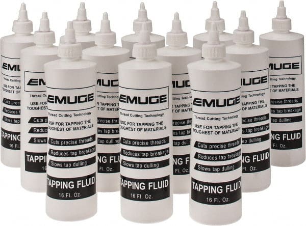 Emuge - 16 oz Bottle Tapping Fluid - Synthetic - Exact Tooling