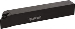 Kyocera - SDJCR, Right Hand Cut, 93° Lead Angle, 3/8" Shank Height x 3/8" Shank Width, Positive Rake Indexable Turning Toolholder - 5" OAL, Multiple Insert Compatibility, Series SDJC - Exact Tooling