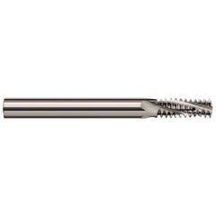 Harvey Tool - 1/4-18 to 3/8-18 Internal/External 18 TPI 5/16" Shank 4-Flute Solid Carbide Helical Flute Thread Mill - Exact Tooling