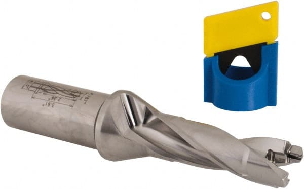 Iscar - 0.787" to 0.823" Diam, 3xD, 2.36" Max Depth, 1" Shank Diam, 5.81" OAL, Replaceable-Tip Drill - FCP, ICK, ICK-2M, ICM, ICP, iCP-2M Insert, 63157424 Toolholder, Series SumoCham - Exact Tooling