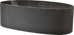 Made in USA - 3" Wide x 24" OAL, 120 Grit, Silicon Carbide Abrasive Belt - Silicon Carbide, Fine, Coated, X/Y Weighted Cloth Backing, Wet/Dry, Series S181 - Exact Tooling