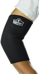 Ergodyne - Size S Neoprene Elbow Sleeve - 9 to 10 Inch, Adjustable Strap, Black - Exact Tooling