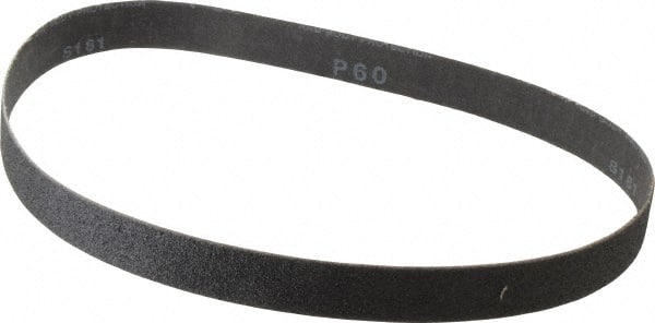 Made in USA - 1" Wide x 30" OAL, 60 Grit, Silicon Carbide Abrasive Belt - Silicon Carbide, Medium, Coated, X/Y Weighted Cloth Backing, Wet/Dry, Series S181 - Exact Tooling
