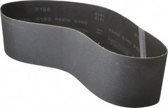 Made in USA - 4" Wide x 36" OAL, 180 Grit, Silicon Carbide Abrasive Belt - Silicon Carbide, Very Fine, Coated, X/Y Weighted Cloth Backing, Wet/Dry, Series S181 - Exact Tooling