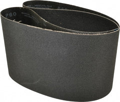 Made in USA - 6" Wide x 48" OAL, 60 Grit, Silicon Carbide Abrasive Belt - Silicon Carbide, Medium, Coated, X/Y Weighted Cloth Backing, Wet/Dry, Series S181 - Exact Tooling