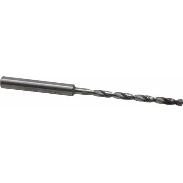 Guhring - 3.5mm 140° 2-Flute Solid Carbide Extra Length Drill Bit - Exact Tooling