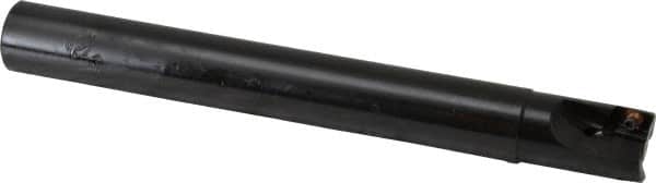 Kennametal - 3/4" Cut Diam, 0.398" Max Depth of Cut, 3/4" Shank Diam, 6.7" OAL, Indexable Square Shoulder End Mill - EC10.., EP10.. Inserts, Cylindrical Shank, 0° Lead Angle, Through Coolant - Exact Tooling