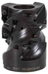 Kennametal - 25 Inserts, 2" Cut Diam, 3/4" Arbor Diam, 1.745" Max Depth of Cut, Indexable Square-Shoulder Face Mill - 0/90° Lead Angle, 2.4" High, EC10.., EP10.. Insert Compatibility, Series Mill 1-10 - Exact Tooling