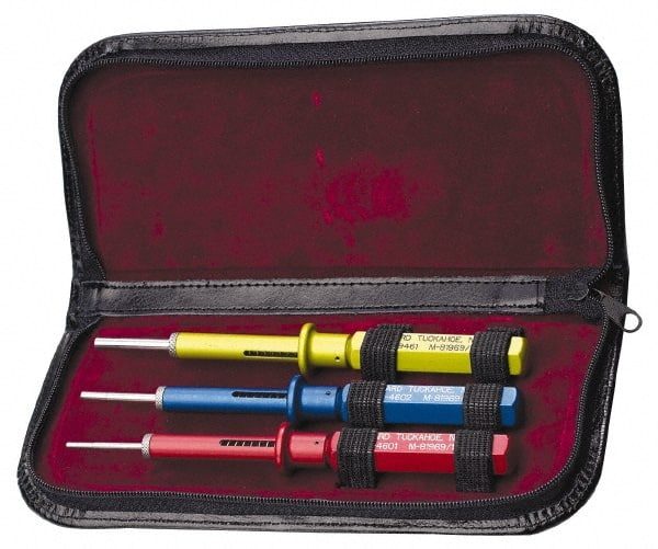 Jonard Tools - Pin Extraction Tool Set - For Use with Contact Size 12, Contact Size 16, Contact Size 20 - Exact Tooling