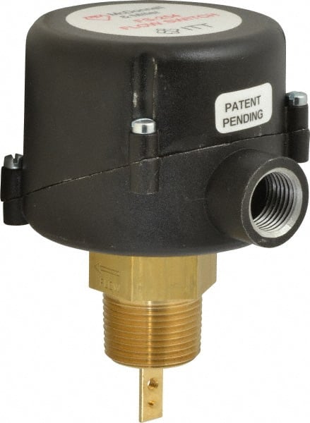 McDonnell & Miller - 160 psi, Brass Housing, General Purpose Flow Switch - 5.1 to 131.1 GPM, 120 VAC Voltage - Exact Tooling