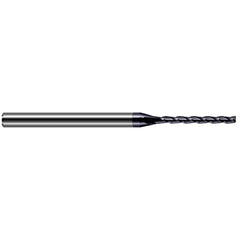 Harvey Tool - 1/16", 5/8" LOC, 1/8" Shank Diam, 2-1/2" OAL, 4 Flute, Solid Carbide Square End Mill - Exact Tooling
