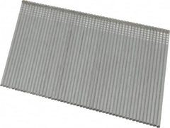 DeWALT - 16 Gauge 2-1/2" Long Finishing Nails for Power Nailers - Grade 2 Steel, Galvanized Finish, Angled Stick Collation - Exact Tooling