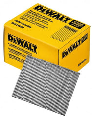DeWALT - 16 Gauge 2-1/2" Long Finishing Nails for Power Nailers - Grade 2 Steel, Galvanized Finish, Straight Stick Collation - Exact Tooling