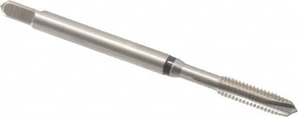 Guhring - #6-40 UNF, 3 Flute, Bright Finish, Cobalt Spiral Point Tap - Plug Chamfer, Right Hand Thread, 2" OAL, 0.433" Thread Length, 0.141" Shank Diam, 2B Class of Fit, Series 3926 - Exact Tooling