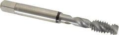 Guhring - 1/4-20 UNC 2 Flute 2B Modified Bottoming Spiral Flute Tap - Cobalt, Bright Finish, 2-1/2" OAL, Right Hand Flute, Right Hand Thread, Series 3931 - Exact Tooling