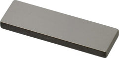 Mitutoyo - 0.1002" Rectangular Steel Gage Block - Accuracy Grade 0, Includes Certificate of Inspection - Exact Tooling