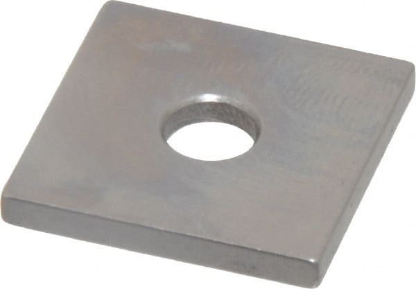 Mitutoyo - 0.11" Square Steel Gage Block - Accuracy Grade 0, Includes Certificate of Inspection - Exact Tooling