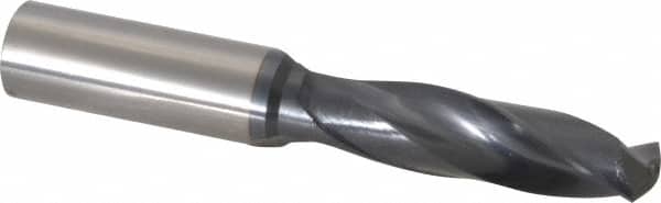 Accupro - 21/32" 140° Solid Carbide Jobber Drill - Exact Tooling