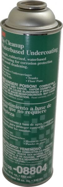 3M - 20 oz, Black, Water Based Undercoat - Comes in Aerosol Can - Exact Tooling