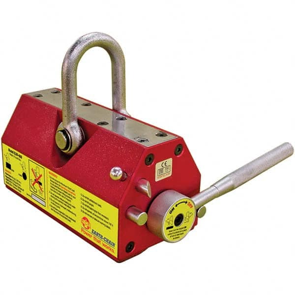 Techniks - Lift Magnets Type: Magnetic Lifter Load Capacity (Lb.): 2,200 - Exact Tooling