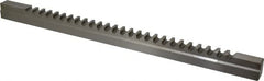 Value Collection - 20mm Keyway Width, Style F-1, Keyway Broach - High Speed Steel, Bright Finish, 1" Broach Body Width, 1" to 6" LOC, 20-1/4" OAL - Exact Tooling